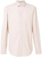 Maison Margiela Classic Pinstripe Shirt - Brown