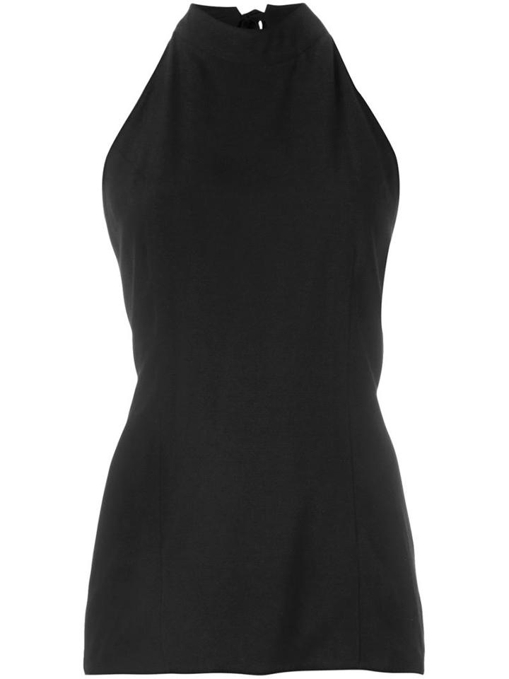 Ann Demeulemeester Icon Halterneck Open Back Top