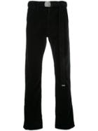 Doublet Belted Corduroy Trousers - Black