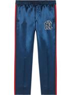 Gucci Pantalone Da Jogging Con Patch Ny Yankees&trade; - Blue