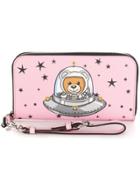 Moschino Space Teddy Wallet - Pink