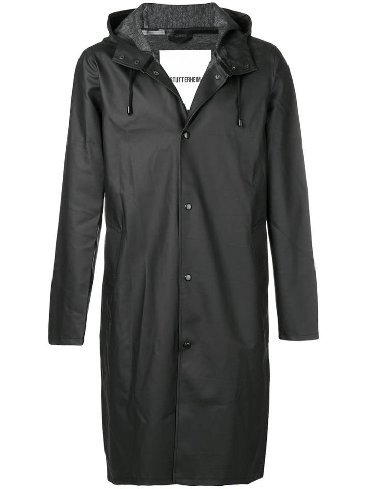 Stutterheim Stockholm Logo Print Raincoat - Unavailable