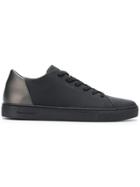 Crime London Contrast Low-top Sneakers - Black