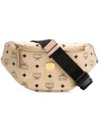 Mcm Stark Belt Bag - Neutrals