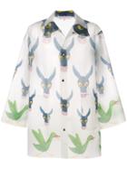 Walter Van Beirendonck Short Overcoat - White
