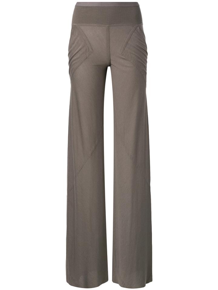 Rick Owens Lilies Panelled Pocket Trousers - Brown