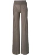 Rick Owens Lilies Panelled Pocket Trousers - Brown