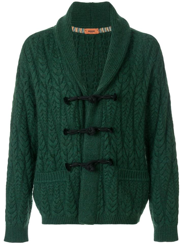 Missoni Button Up Cardigan - Green