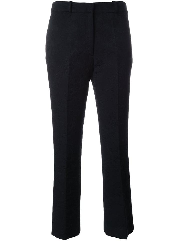 Simone Rocha Cropped Trousers, Women's, Size: 12, Black, Cotton/polyester