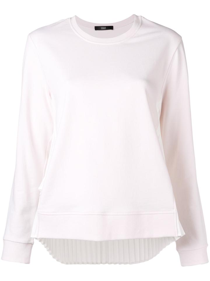 Steffen Schraut Pleated Back Sweatshirt - Nude & Neutrals