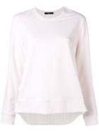 Steffen Schraut Pleated Back Sweatshirt - Nude & Neutrals