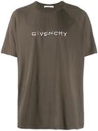 Givenchy Stitched Logo T-shirt - Green