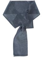Issey Miyake Sheer Origami Shawl, Women's, Blue, Polyester