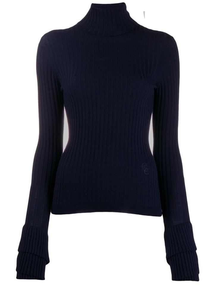 Chloé Turtle Neck Sweater - Blue