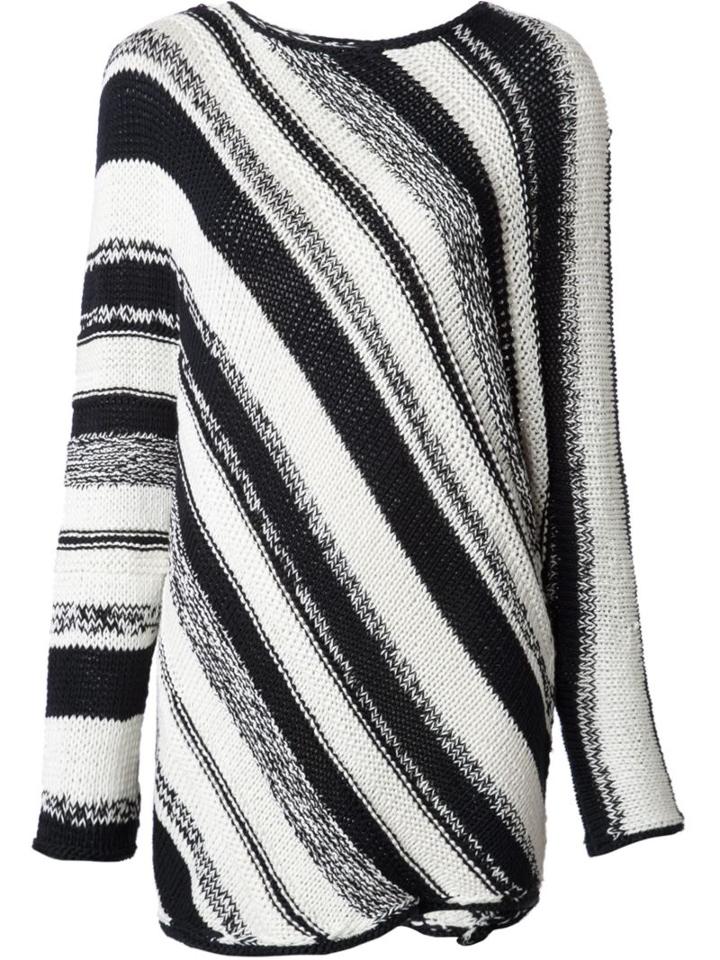 Spencer Vladimir Striped Knit Sweater, Women's, Black, Silk/cotton