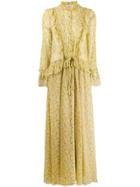 Zadig & Voltaire Roma Anemone Floral Dress - Yellow