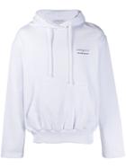 Ih Nom Uh Nit Runway Division Print Hoodie - White