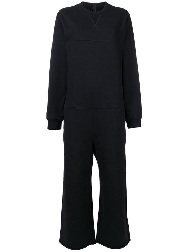 Mm6 Maison Margiela Sweat Jumpsuit - Black