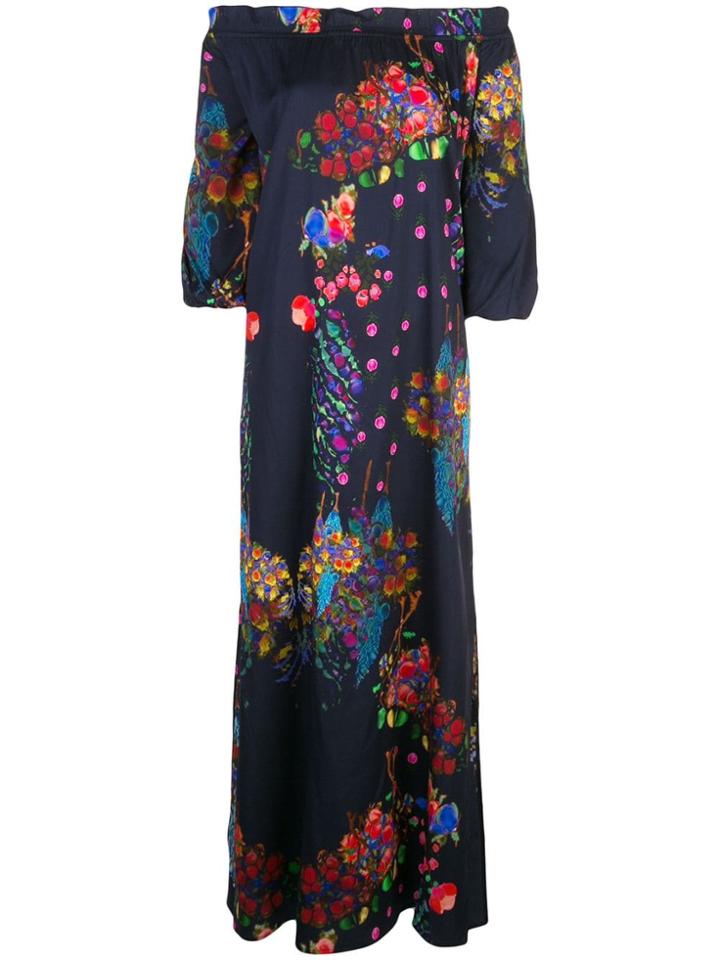 Cynthia Rowley Roseland Off-the-shoulder Dress - Multicolour