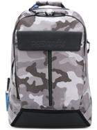 Premiata Camouflage Print Backpack - Grey