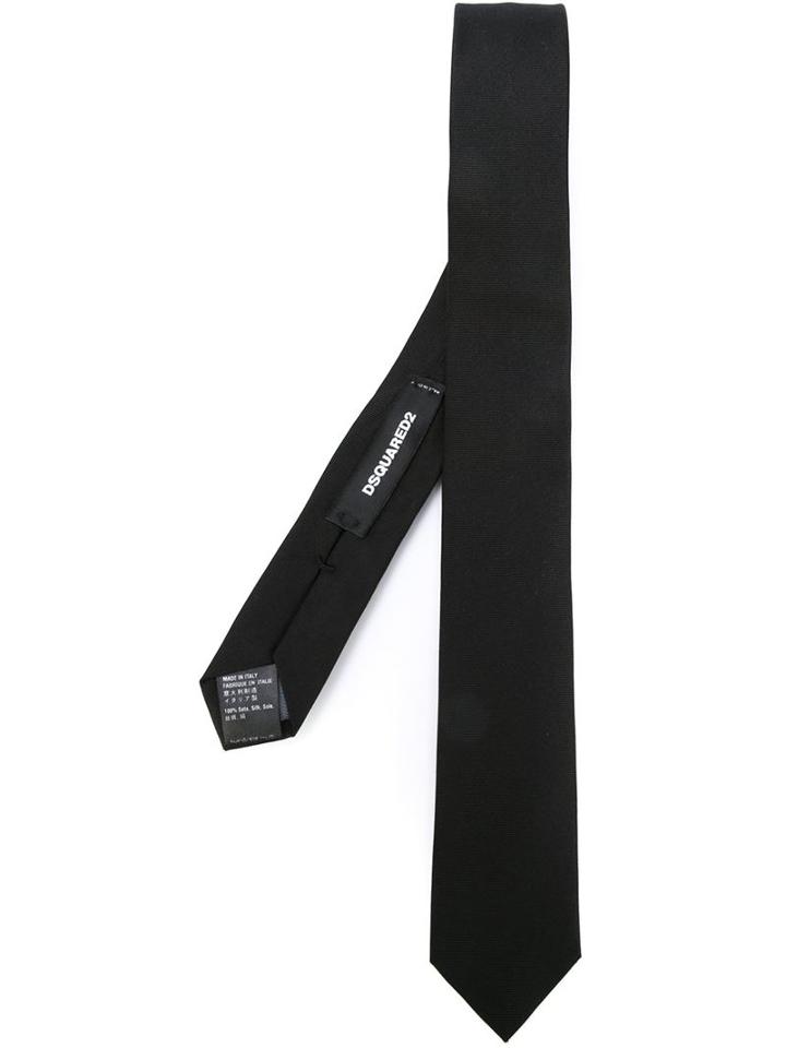 Dsquared2 Embroidered Number Two Tie