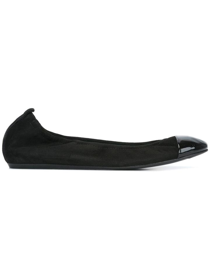 Lanvin Top Cap Ballerinas - Black