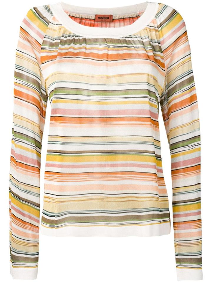 Missoni Striped Blouse - Neutrals