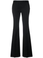 Alexander Mcqueen Flared Tailored Trousers - Black
