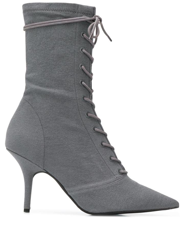 Yeezy Debris Sock Ankle Boots - Grey