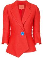 Manning Cartell Contrast Button Blazer - Red