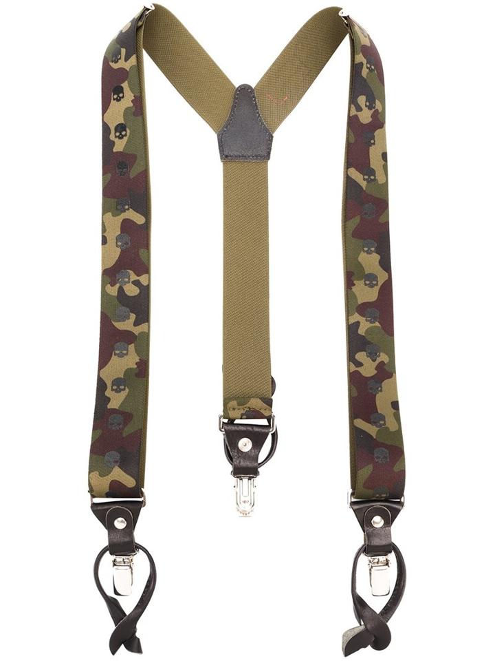 Hydrogen Camouflage Print Braces