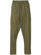 Juun.j Drop-crotch Trousers - Green