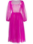Molly Goddard Bronwyn Tulle Midi-dress - Pink