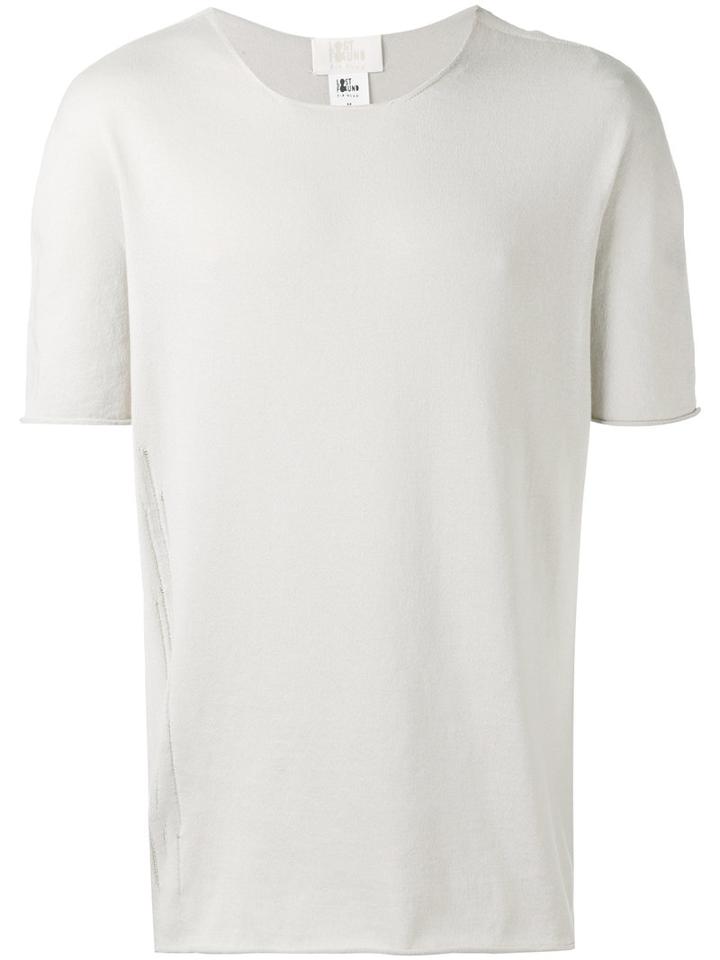 Lost & Found Ria Dunn - Plain T-shirt - Men - Cotton - L, Nude/neutrals, Cotton