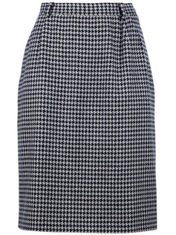 Valentino Vintage Houndstooth Skirt