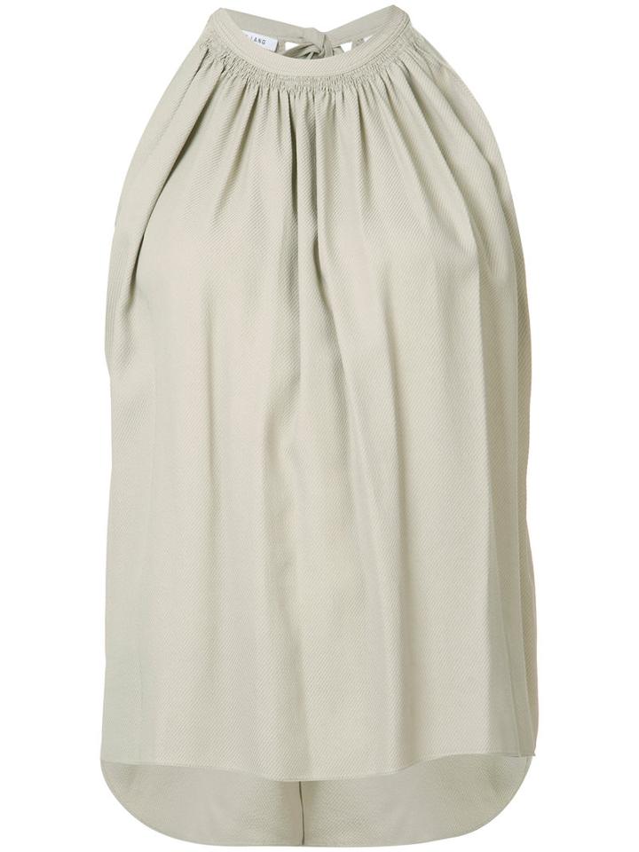 Helmut Lang - Halterneck Top - Women - Viscose - M, Nude/neutrals, Viscose