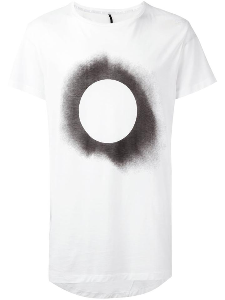 Odeur 'askew' T-shirt, Men's, Size: Medium, White, Cotton