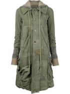 Greg Lauren 'rogue Artist' Coat, Women's, Size: 2, Green, Cotton