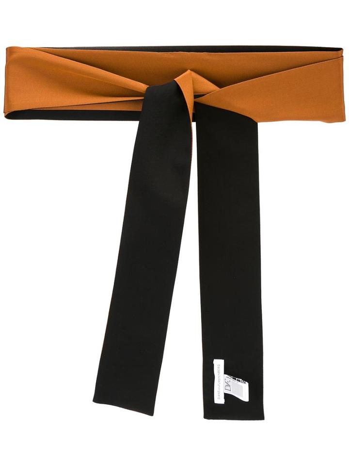Diane Von Furstenberg Bicolour Scarf, Women's, Brown, Silk