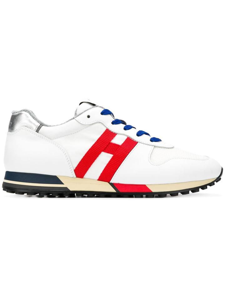 Hogan Colour Block Sneakers - White