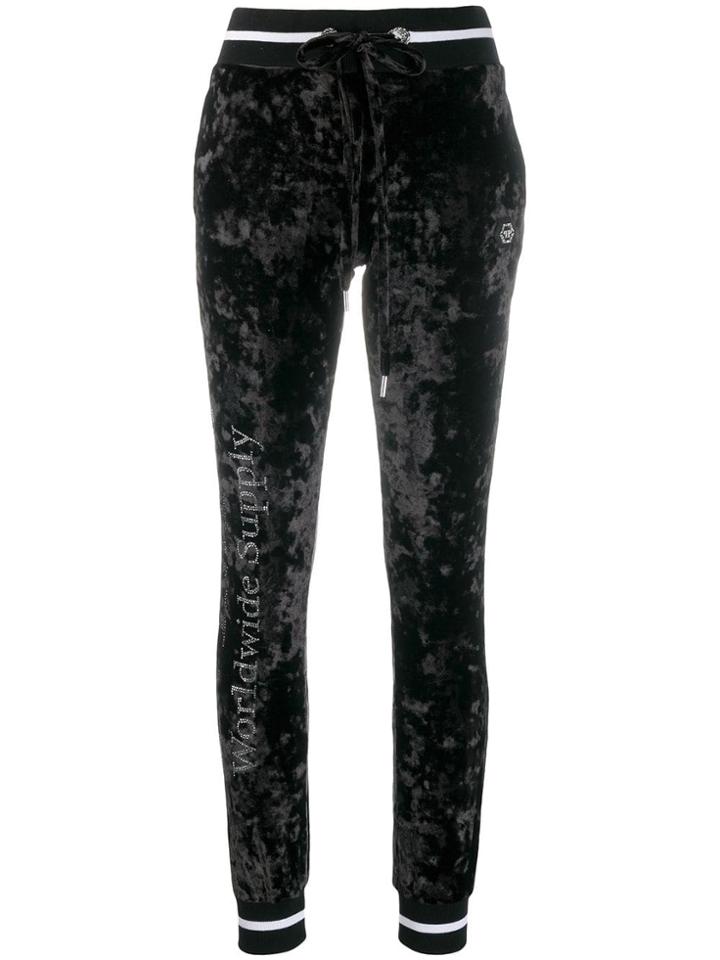 Philipp Plein Logo Leggings - Black