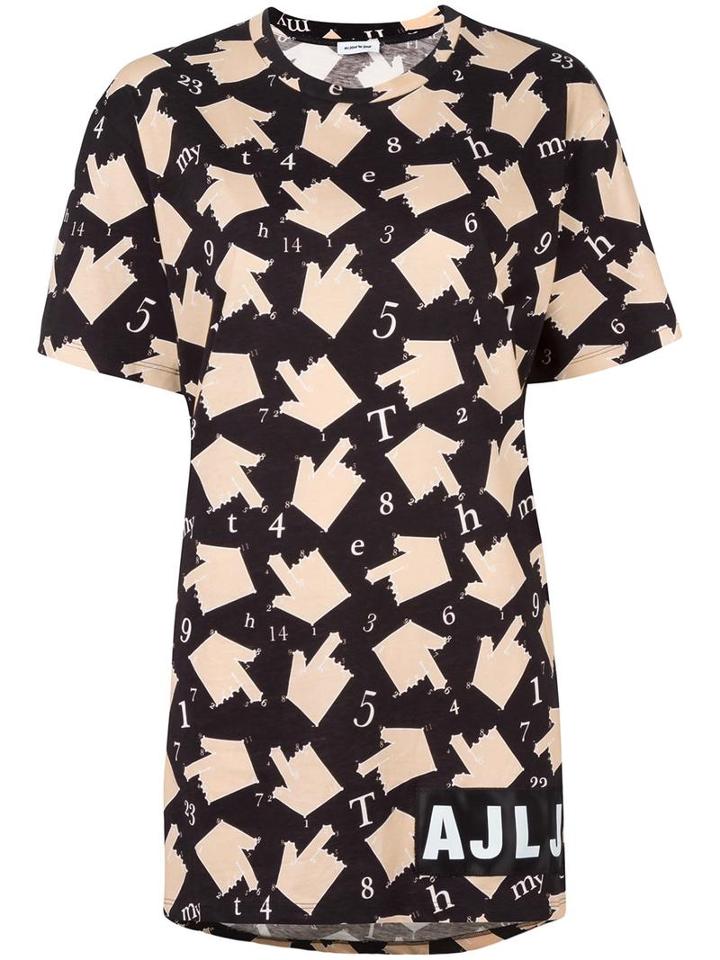 Au Jour Le Jour Oversized T-shirt, Women's, Size: 40, Black, Cotton