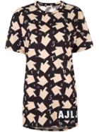 Au Jour Le Jour Oversized T-shirt, Women's, Size: 40, Black, Cotton