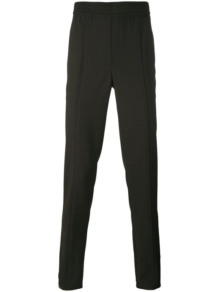 Neil Barrett - Straight Leg Trousers - Men - Cotton/polyester/spandex/elastane/virgin Wool - 50, Brown, Cotton/polyester/spandex/elastane/virgin Wool