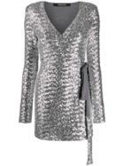 Andamane Bonnie Sequin Dress - Silver