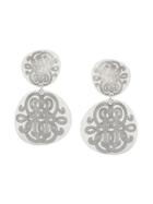 Gas Bijoux Diva Double Earrings - Silver
