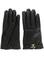 Valentino Valentino Garavani Vlogo Gloves - Black