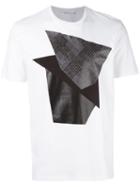 Neil Barrett Modernist Print T-shirt, Men's, Size: Large, White, Cotton