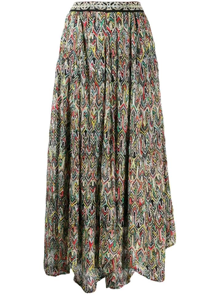 Missoni All-over Print Skirt - Black