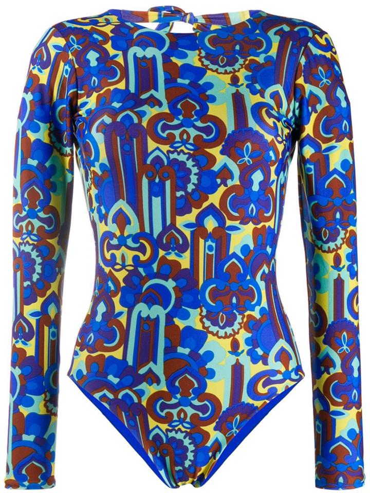 La Doublej Longsleeved Surf Suit - Blue